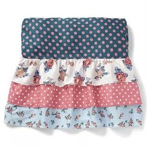New Matilda Jane Choose your own path  Like A Baby Crib Skirt Floral Ruffles Dot